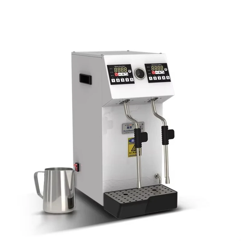 Automatic steam milk foam machine - 9 liters capacity - double steam temperature control milk tea machine
Automatic steam milk foam machine - 9 liters capacity - double steam temperature control milk tea machine