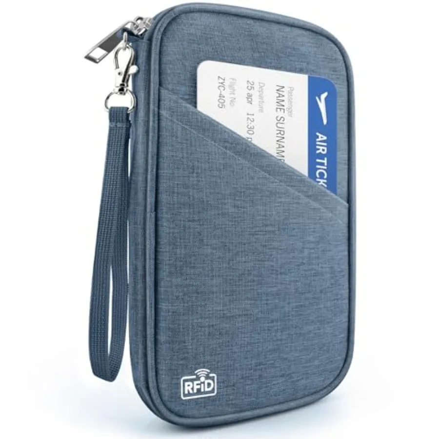 Passport Holder Family RFID Travel Document Organizer for Women Waterproof Passport Wallet Men Portable Case for Cards, Boardin
Passport Holder Family RFID Travel Document Organizer for Women Waterproof Passport Wallet Men Portable Case for Cards, Boardin