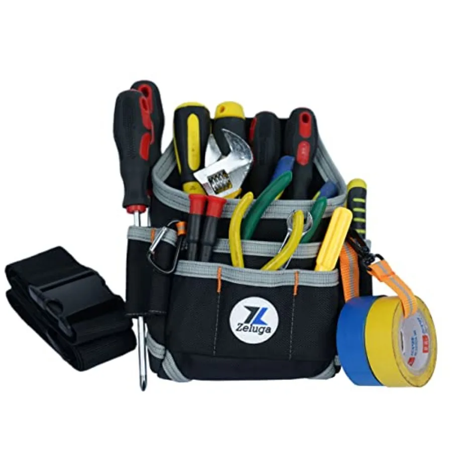20-248 Multiple Pockets Heavy Duty Technician and Electrician Waist Tool Bag, Black
20-248 Multiple Pockets Heavy Duty Technician and Electrician Waist Tool Bag, Black