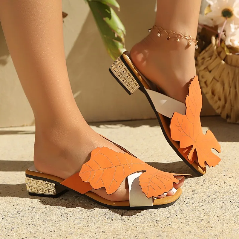 Women High Heels Sandals Flowers Elegant Decoration Peep Toe Sandals Fashion Flip Flops Casual Outdoor Party Dress Heels Shoes
Women High Heels Sandals Flowers Elegant Decoration Peep Toe Sandals Fashion Flip Flops Casual Outdoor Party Dress Heels Shoes