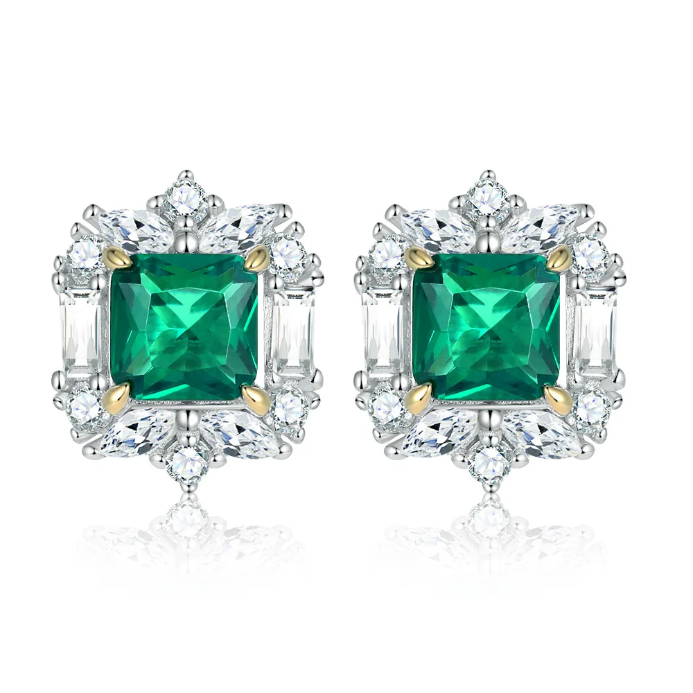 Fashionable emerald flower s925 pure silver earrings, light luxury women's grandmother emerald earrings, high-end feeling
Fashionable emerald flower s925 pure silver earrings, light luxury women's grandmother emerald earrings, high-end feeling