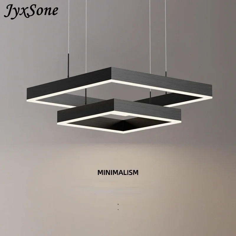 Modern Black Square Laminated Dimmable Led Ceiling Chandelier Living Room Dining Room Kitchen Bedroom Rectangular Light Fixtures
Modern Black Square Laminated Dimmable Led Ceiling Chandelier Living Room Dining Room Kitchen Bedroom Rectangular Light Fixtures