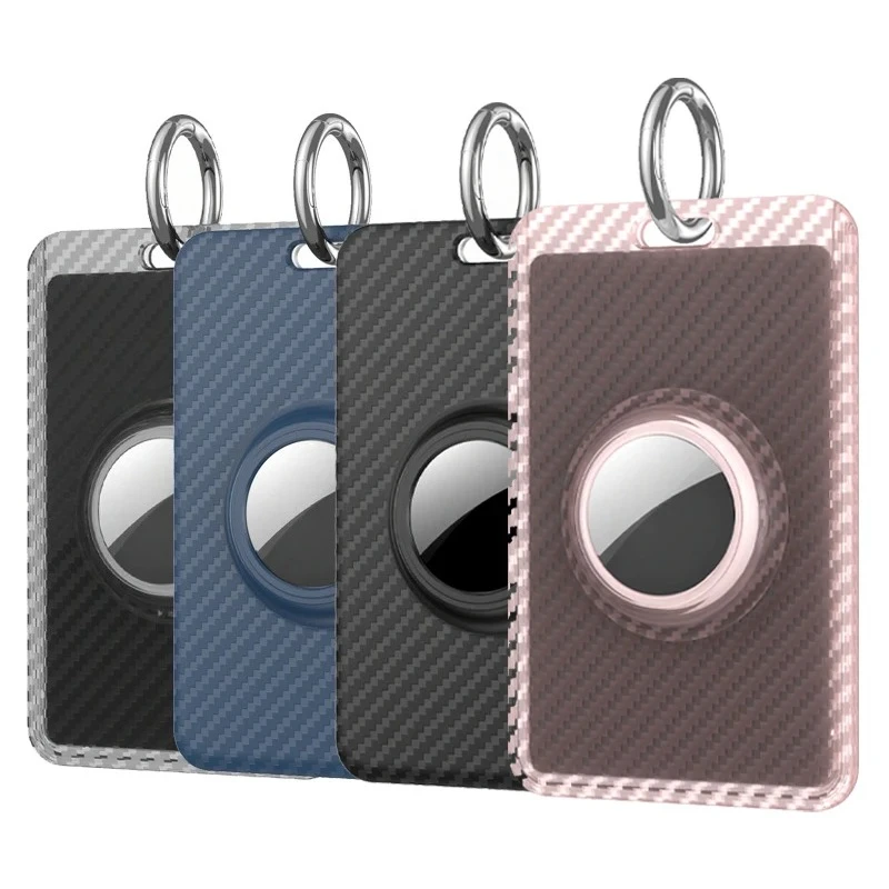  Чехол для AirTag: Защитный прозрачный карбоновый чехол-ключница для автомобиля, сумки, рюкзака, держатель для ID-карт
Чехол для AirTag: Защитный прозрачный карбоновый чехол-ключница для автомобиля, сумки, рюкзака, держатель для ID-карт