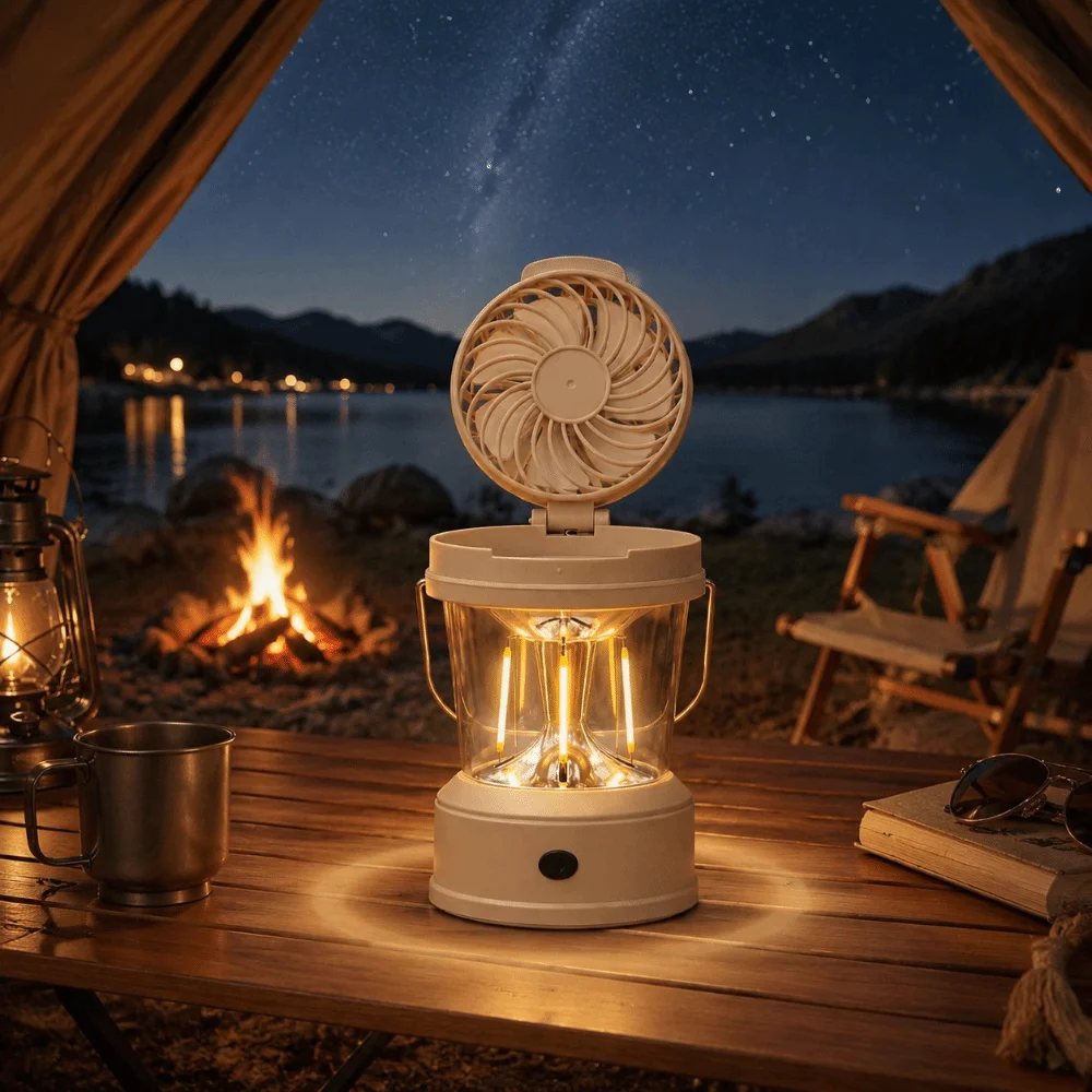 Practical 2 in 1 LED Fan Lantern Foldable Strong Light Portable Electric Fan with Handle Cool Camping Lantern with Fan Summer
Practical 2 in 1 LED Fan Lantern Foldable Strong Light Portable Electric Fan with Handle Cool Camping Lantern with Fan Summer