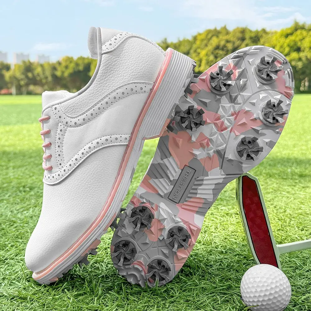 Plus Size Women's Professional Spiked Golf Shoes Leather Removable Cleats Waterproof Breathable Outdoor
Plus Size Women's Professional Spiked Golf Shoes Leather Removable Cleats Waterproof Breathable Outdoor