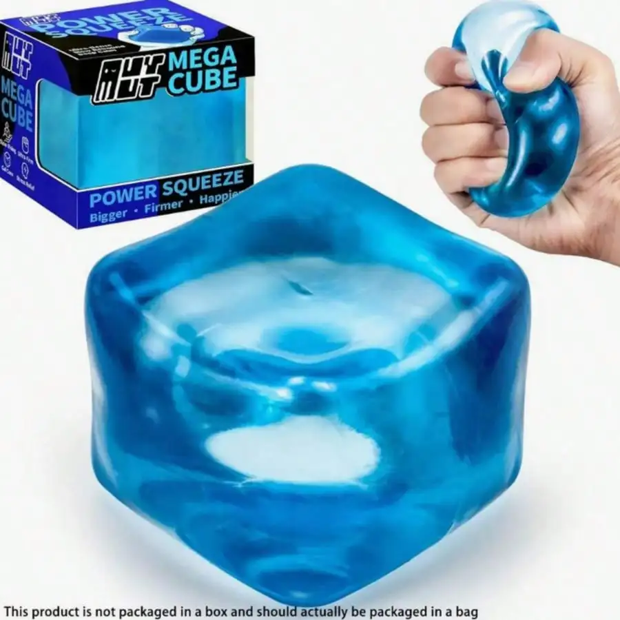 Large Cube Squeeze Toy, Ultra Stretchy Stress Cube Fidget Toy, Soft Squishy Decompression Toy For Anxiety Relief, Portable Hand Exercise Toy For Office/Classroom, Fun Novelty Gift For Teens & Adults And Kids(Random Packaging Bag)
Large Cube Squeeze Toy, Ultra Stretchy Stress Cube Fidget Toy, Soft Squishy Decompression Toy For Anxiety Relief, Portable Hand Exercise Toy For Office/Classroom, Fun Novelty Gift For Teens & Adults And Kids(Random Packaging Bag)