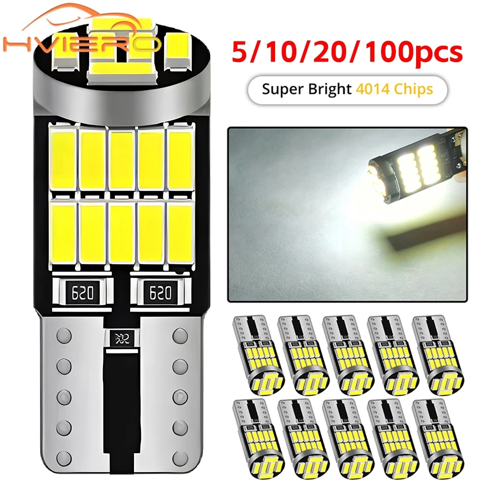 5/10/20pcs Auto W5W Led T10 168 194 Parking Signal Lamp Canbus 4014 26SMD for Car Interior Instrument Panel Dome Reading Light
5/10/20pcs Auto W5W Led T10 168 194 Parking Signal Lamp Canbus 4014 26SMD for Car Interior Instrument Panel Dome Reading Light