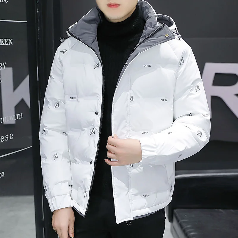 Men's Winter Thickened Warmth Cotton Jacket 2023 New Style Hooded down Cotton Coat Korean Fashion Trendy Men's Clothing
Men's Winter Thickened Warmth Cotton Jacket 2023 New Style Hooded down Cotton Coat Korean Fashion Trendy Men's Clothing