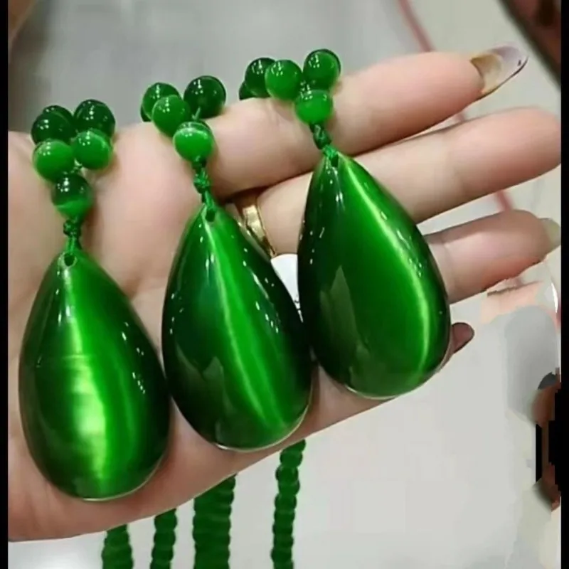 Новый кулон с каплями воды из из изумрудного опала, женская цепочка для свитера с зелеными каплями воды, ожерелье.
Новый кулон с каплями воды из из изумрудного опала, женская цепочка для свитера с зелеными каплями воды, ожерелье.