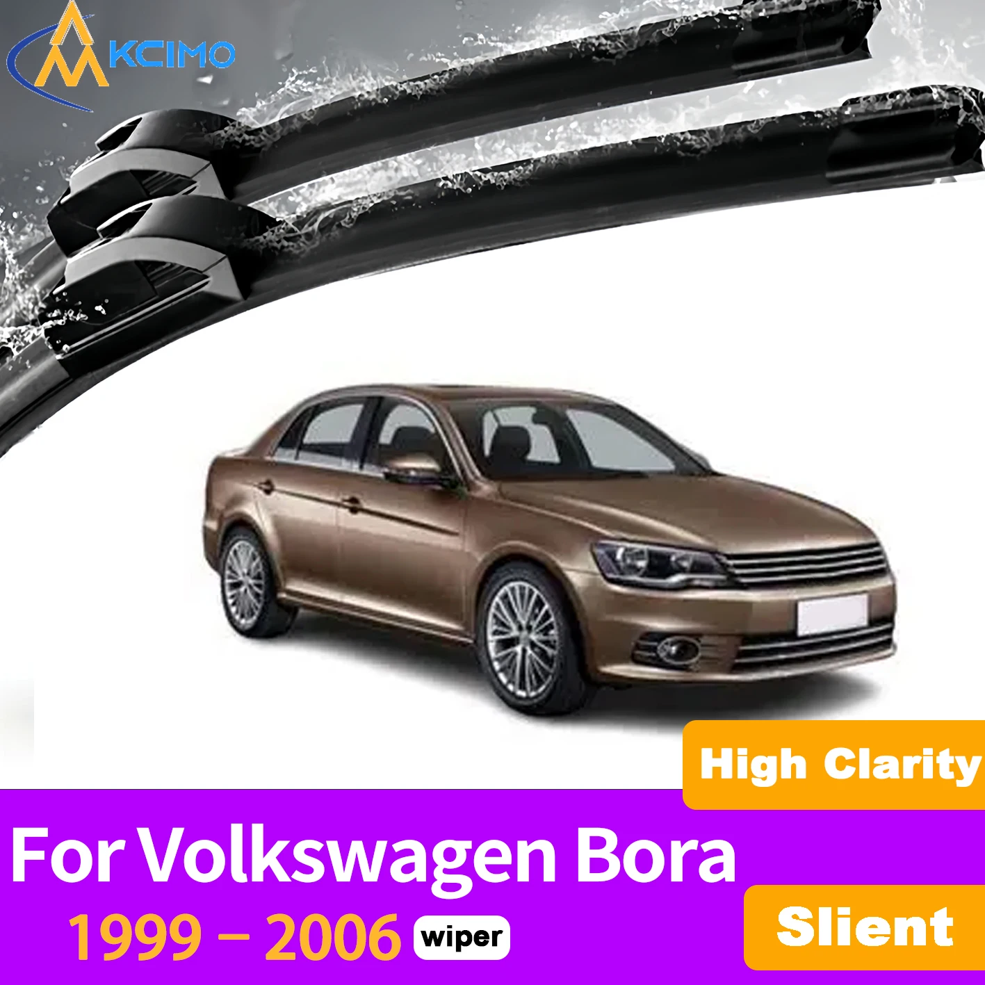 KCIMO 2PCS Front Windshield Wiper Blades For Volkswagen Bora A4/1J 1999-2006, Streak-Free Deep Cleaning Replacement Auto Parts
KCIMO 2PCS Front Windshield Wiper Blades For Volkswagen Bora A4/1J 1999-2006, Streak-Free Deep Cleaning Replacement Auto Parts