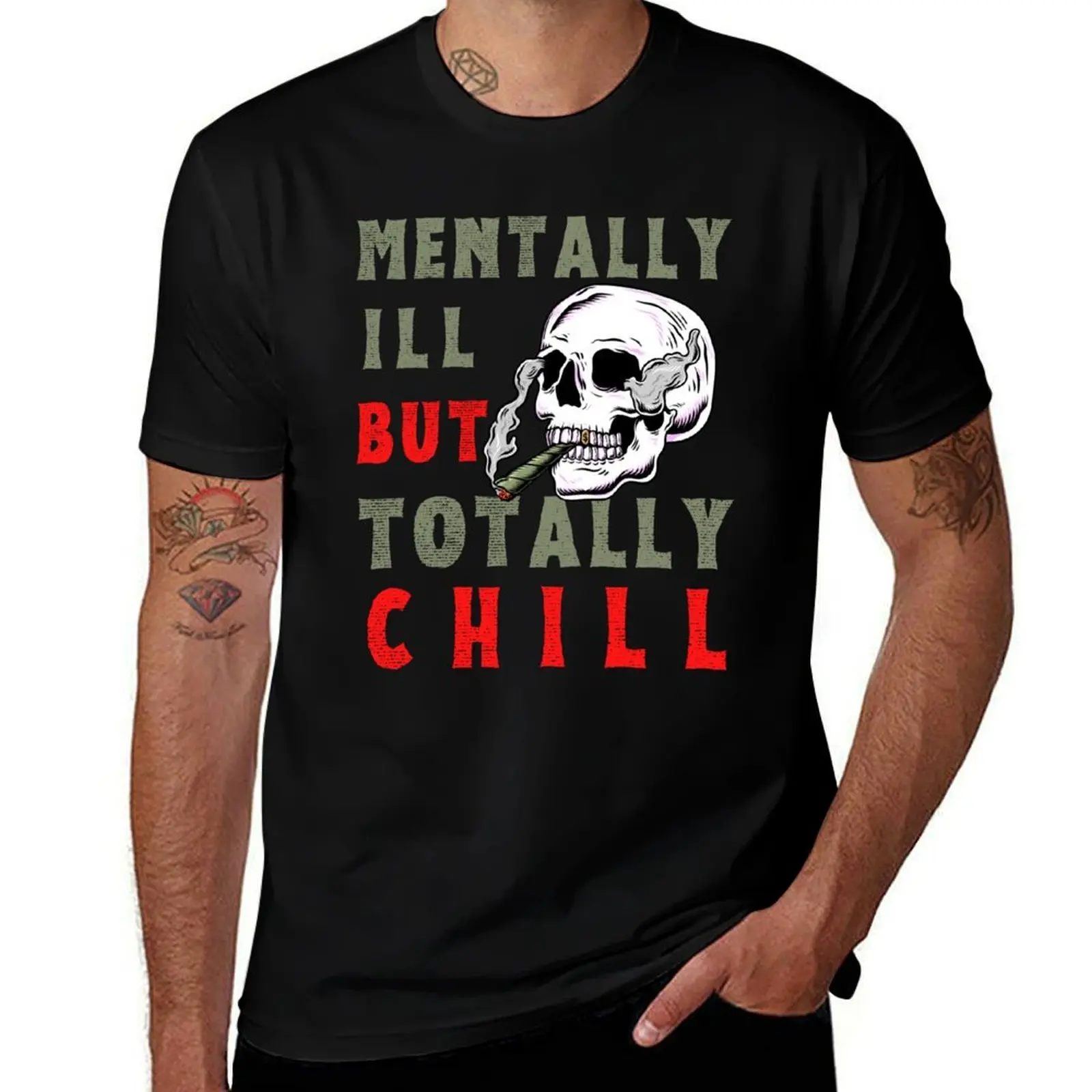 Mentally ill but totally chill T-Shirt anime t shirts for man funny t shirts cotton T-Shirt
Mentally ill but totally chill T-Shirt anime t shirts for man funny t shirts cotton T-Shirt