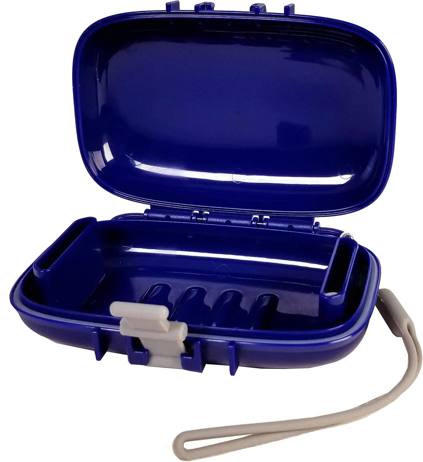 Travel Soap Container with Air Vents - Leakproof Soap Holder - Compact Soap Box for Gym, Camping, Hiking - Blue-Grey
Travel Soap Container with Air Vents - Leakproof Soap Holder - Compact Soap Box for Gym, Camping, Hiking - Blue-Grey