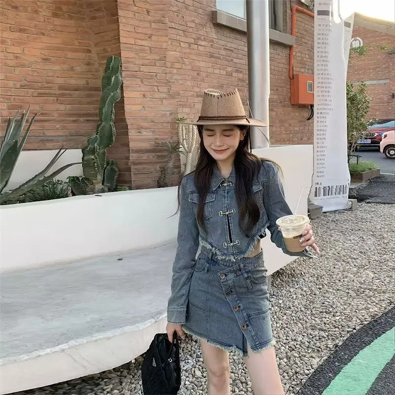 High Waist A-Line Skirt Women's Denim Skirts Design Sensation Slimming Long Skirts Spring Summer Autumn Leather Skirts
High Waist A-Line Skirt Women's Denim Skirts Design Sensation Slimming Long Skirts Spring Summer Autumn Leather Skirts