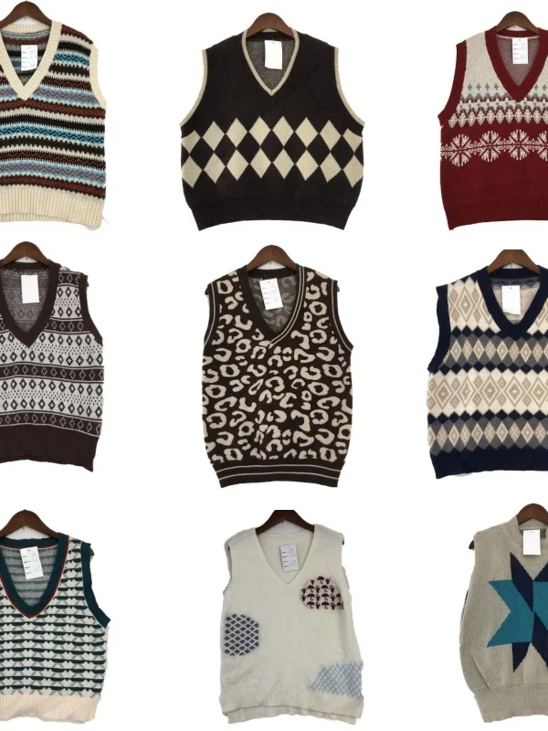 Винтажный шерстяной жилет ex Soft Girl Forest System, универсальный ретро-осень-зима, теплый свитер на пуговицах с мультяшным принтом
Винтажный шерстяной жилет ex Soft Girl Forest System, универсальный ретро-осень-зима, теплый свитер на пуговицах с мультяшным принтом