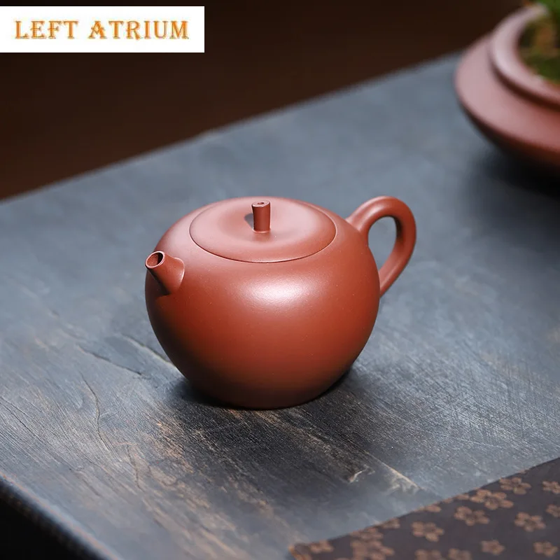 160ml Chinese Yixing Purple Clay Teapots Kettle Creative Handmade Fruit Shape Tea Pot Beauty Tea Infuser Raw Ore Zisha Tea Set
160ml Chinese Yixing Purple Clay Teapots Kettle Creative Handmade Fruit Shape Tea Pot Beauty Tea Infuser Raw Ore Zisha Tea Set