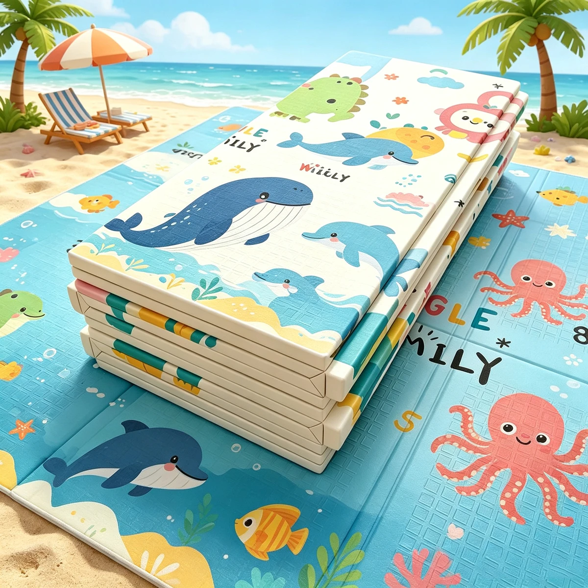 Children's Blanket XPE Foam Baby Play Mat Soft Floor Crawling Pad Toys for Kids Carpet Folding Game Activity Rug with Bag Gifts
Children's Blanket XPE Foam Baby Play Mat Soft Floor Crawling Pad Toys for Kids Carpet Folding Game Activity Rug with Bag Gifts