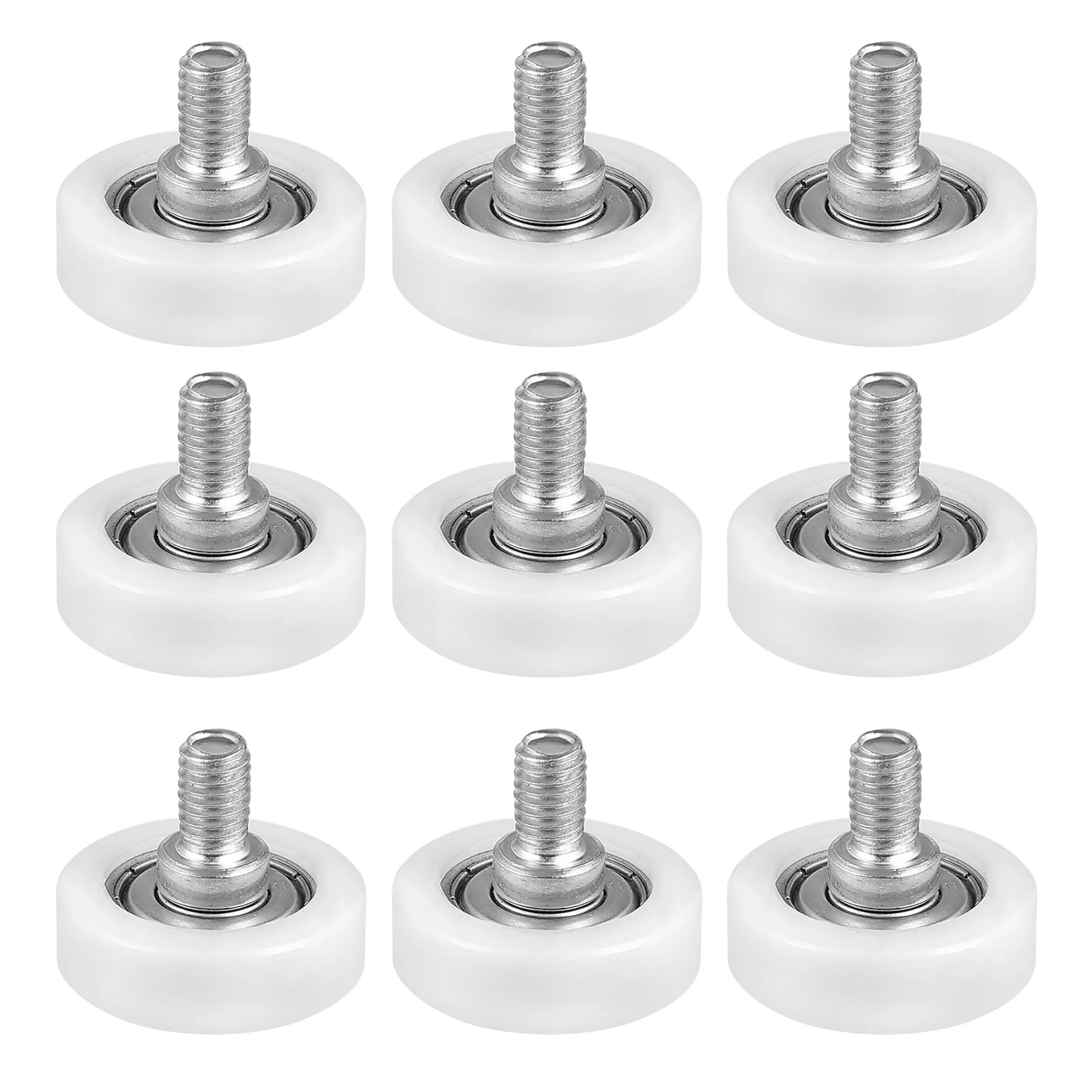 10pcs Plastic Roller Bearing Pulley Rust-Proof Wear-Resistant Small Round Wheels Round Wheels Window Pulley For Home
10pcs Plastic Roller Bearing Pulley Rust-Proof Wear-Resistant Small Round Wheels Round Wheels Window Pulley For Home