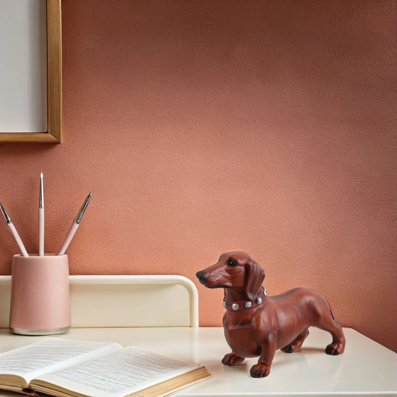 Creative Dog Figurine Animal Cartoon Resin Ornament Desk Decorations Desktop Sculptures Cute Light Brown Ornaments
Creative Dog Figurine Animal Cartoon Resin Ornament Desk Decorations Desktop Sculptures Cute Light Brown Ornaments