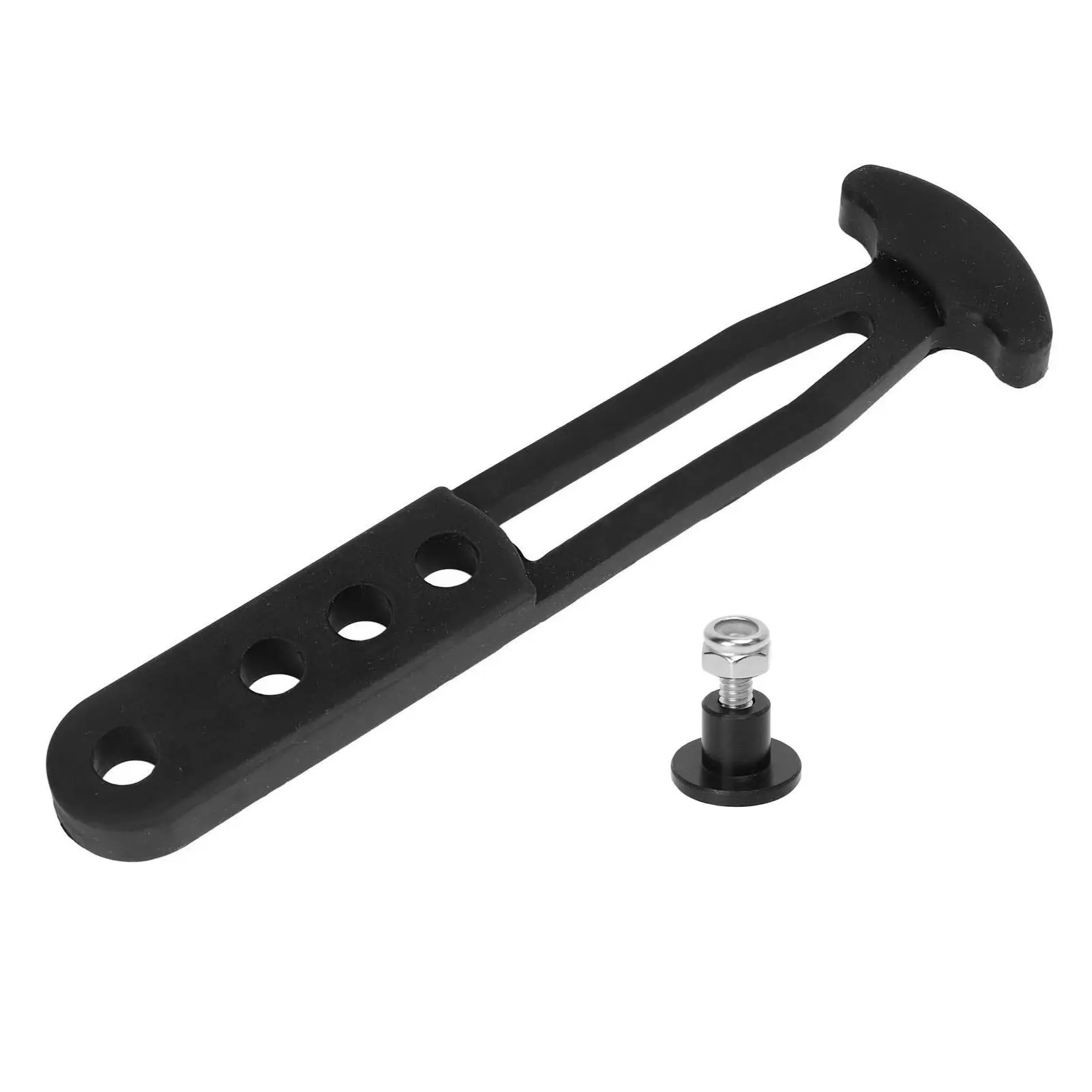 Black Rubber Boat Ladder Strap with 4 Adjustable Mounting Holes - Telescoping Boat Accessory for fixing
Black Rubber Boat Ladder Strap with 4 Adjustable Mounting Holes - Telescoping Boat Accessory for fixing