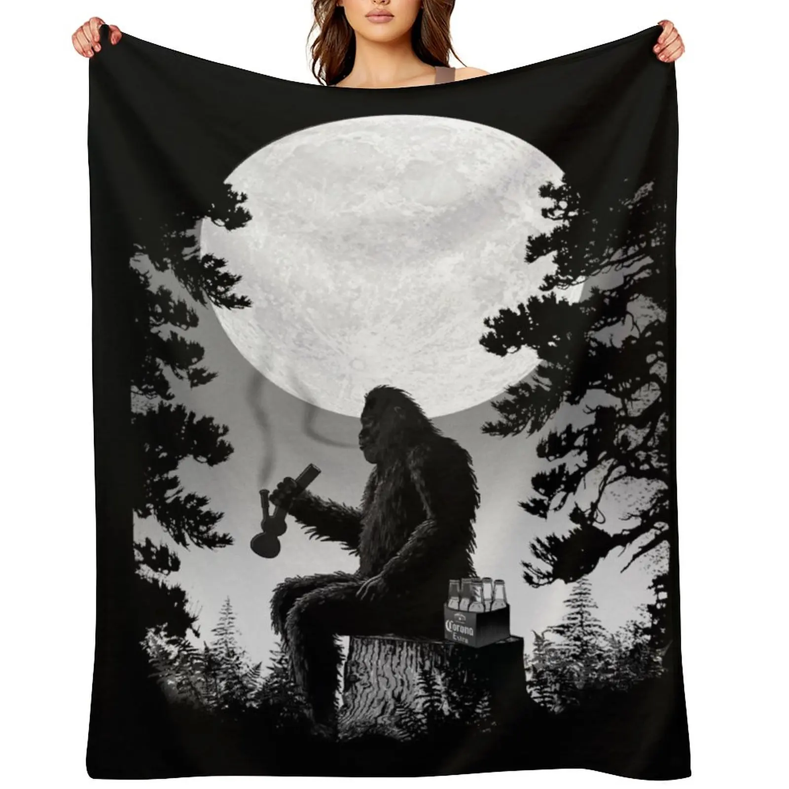 Bigfoot Chillaxin in the Forest Throw Blanket Decorative Sofas Blankets Sofas Of Decoration Hairy Warm Blankets
Bigfoot Chillaxin in the Forest Throw Blanket Decorative Sofas Blankets Sofas Of Decoration Hairy Warm Blankets