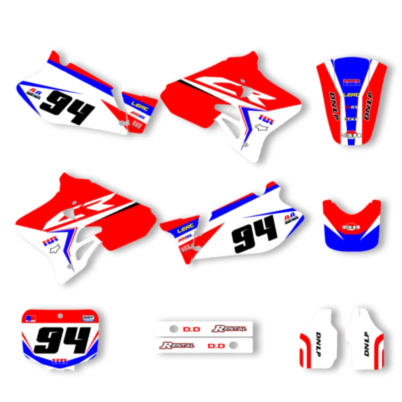 DSMTECH Motorcycle Graphics Fairing Stickers Customize For Honda CR125 CR 125 1995-1997 CR250 CR 250 95-96 005 
DSMTECH Motorcycle Graphics Fairing Stickers Customize For Honda CR125 CR 125 1995-1997 CR250 CR 250 95-96 005