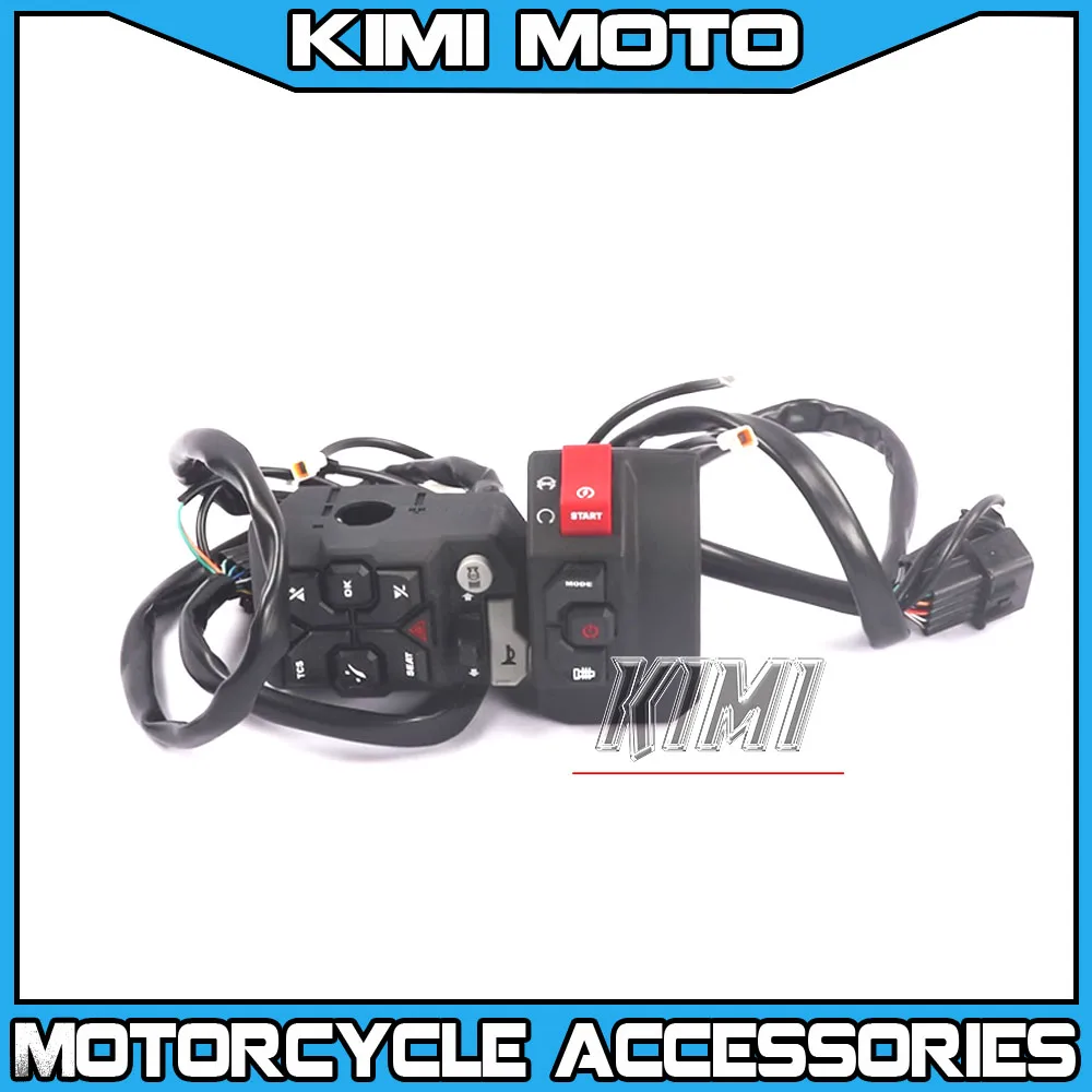 Motorcycle Left and Right Handlebar Switch Ignition Switch Horn Overtaking Light Switch Button Flameout Switch FOR ZONTES 703F
Motorcycle Left and Right Handlebar Switch Ignition Switch Horn Overtaking Light Switch Button Flameout Switch FOR ZONTES 703F
