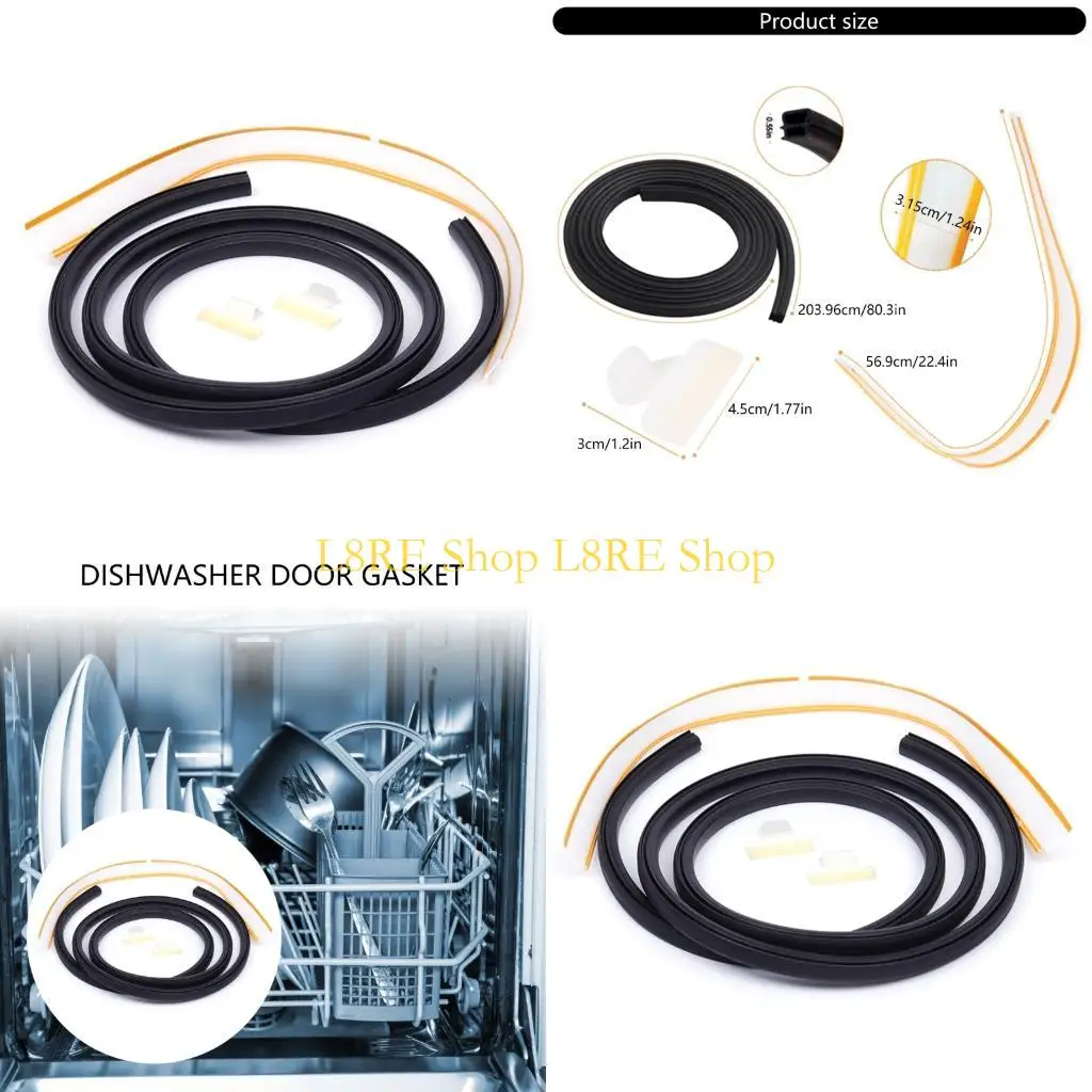 L8RE 154827601 Универсальные комплекты для замены уплотнения дверцы посудомоечной машины Резиновая прокладка
L8RE 154827601 Универсальные комплекты для замены уплотнения дверцы посудомоечной машины Резиновая прокладка