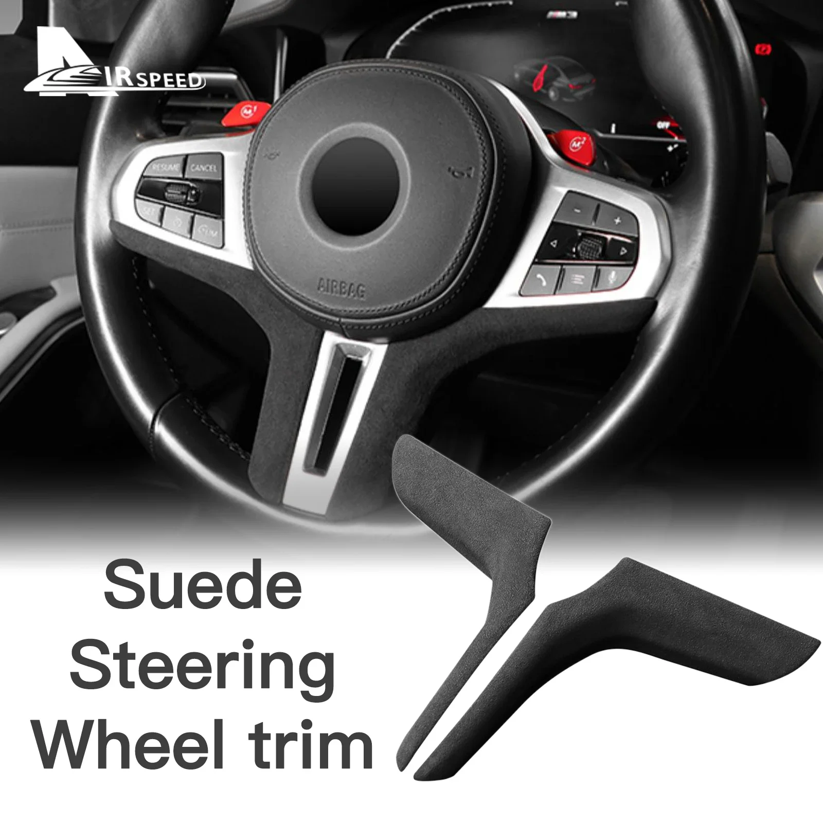 For BMW F40 G20 G28 G05 G30 G32 G38 G11 G01 G02 3 5 Series X3 X4 X5 Z4 Super Suede Car Steering Wheel Cover Trim Sticker
For BMW F40 G20 G28 G05 G30 G32 G38 G11 G01 G02 3 5 Series X3 X4 X5 Z4 Super Suede Car Steering Wheel Cover Trim Sticker