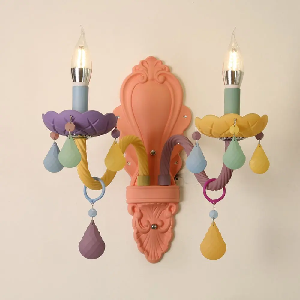 Colorful Glass Kid's Bedroom Wall Light Crystal Horns Romantic Girl's Room Wall Lamp Princess Glass Study Room Wall Lighting
Colorful Glass Kid's Bedroom Wall Light Crystal Horns Romantic Girl's Room Wall Lamp Princess Glass Study Room Wall Lighting