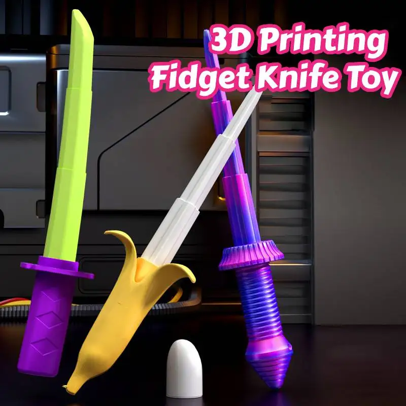 3D Gravity Telescopic Sword Knife Toy for Kids Adults Decompression Sensory Toys Handmade Scalable Toy Christmas Birthday Gift
3D Gravity Telescopic Sword Knife Toy for Kids Adults Decompression Sensory Toys Handmade Scalable Toy Christmas Birthday Gift