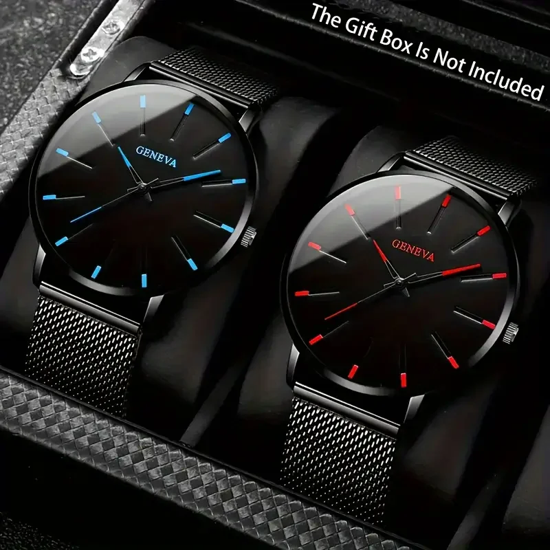 2PCS Men's Watch Set Versatile Business Trend Fashion Quartz Watch Set Suitable for Daily Clothing Matching with Holiday Gifts
2PCS Men's Watch Set Versatile Business Trend Fashion Quartz Watch Set Suitable for Daily Clothing Matching with Holiday Gifts