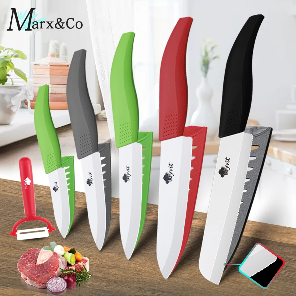 Ceramic Knives Set 3 4 5 6 Paring Utility Slicing Chef Bread Cutter+ Vegetable Peeler Zirconia White Blade Kitchen Knife
Ceramic Knives Set 3 4 5 6 Paring Utility Slicing Chef Bread Cutter+ Vegetable Peeler Zirconia White Blade Kitchen Knife