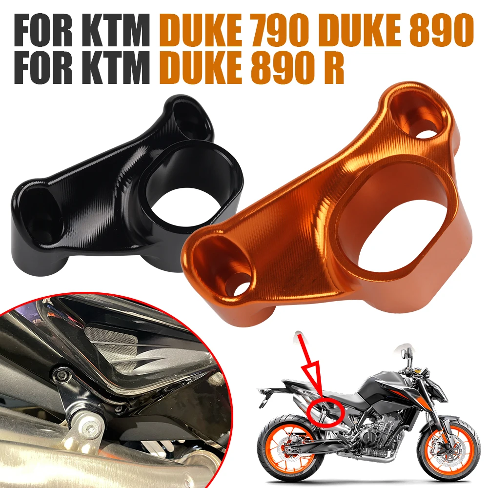 

Motorcycle Exhaust Hanger Pipe Fixed Ring Support Muffler Bracket For KTM DUKE 790 DUKE790 DUKE 890 R DUKE890 Silencer Stand