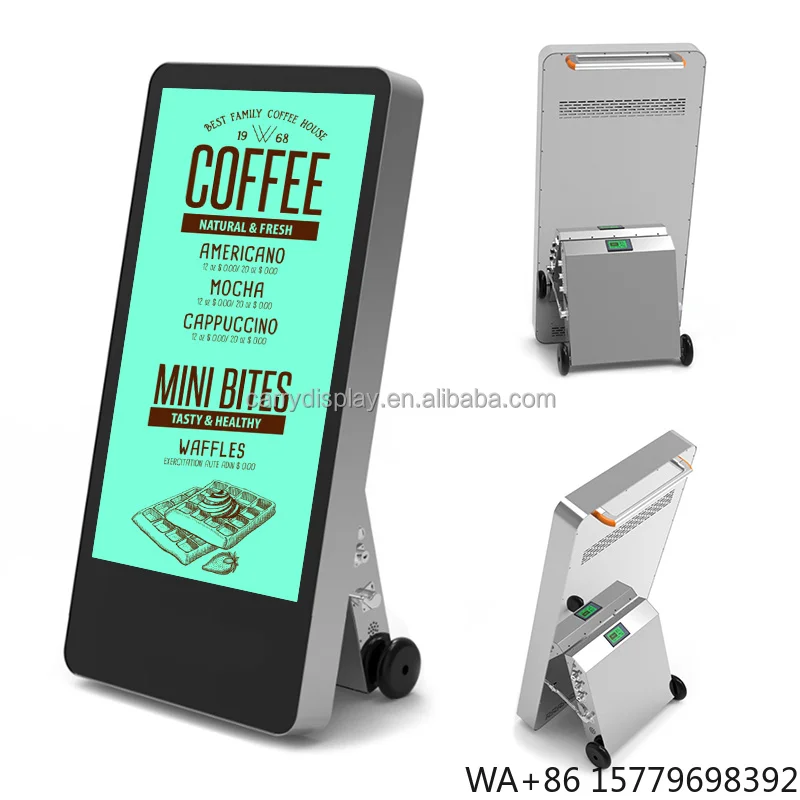43 Inch Outdoor LCD Kiosk Poster Panel 4K Portable LCD Display Outdoor Battery Powered Digital Signage
43 Inch Outdoor LCD Kiosk Poster Panel 4K Portable LCD Display Outdoor Battery Powered Digital Signage