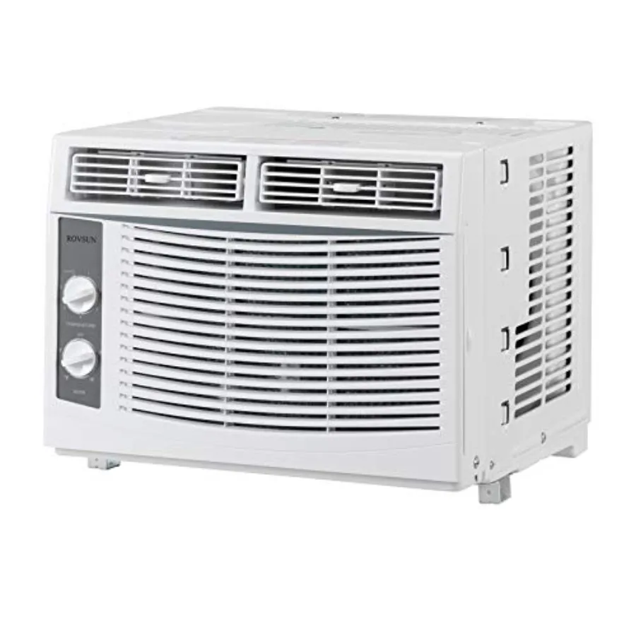5000 BTU Air Conditioner Window Unit for small rooms up to 150 sq. ft, white plastic housing, easy-install kit included
5000 BTU Air Conditioner Window Unit for small rooms up to 150 sq. ft, white plastic housing, easy-install kit included
