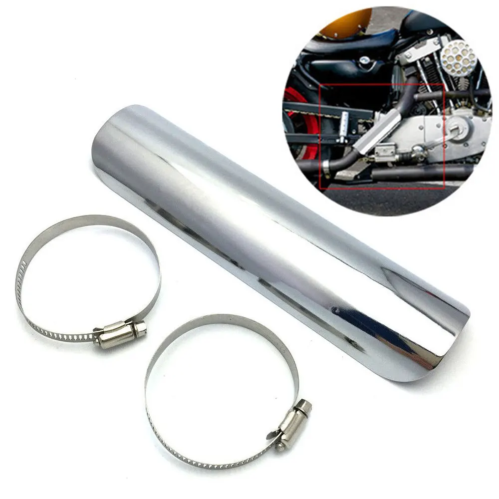 Silver Exhaust Muffler Pipe Heat Shield Protect Guard Trim Cover For Harley Cruise Davidson Iron Toyota Racing 400 Regal Partor
Silver Exhaust Muffler Pipe Heat Shield Protect Guard Trim Cover For Harley Cruise Davidson Iron Toyota Racing 400 Regal Partor