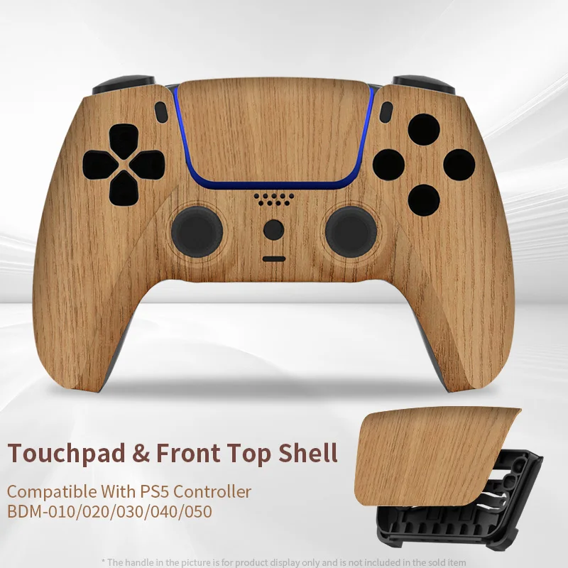 Redesigned and replaced front shell touchpad compatible with PS5 controller BDM-010, 020, 030, 040, 050- Wood grain pattern
Redesigned and replaced front shell touchpad compatible with PS5 controller BDM-010, 020, 030, 040, 050- Wood grain pattern