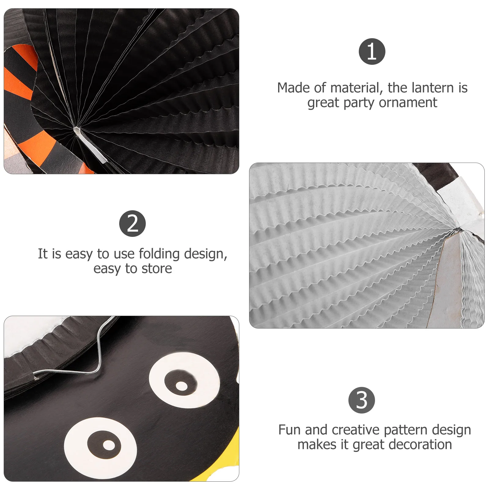 Black Spider Lantern Halloween Decoration Hanging Paper Lanterns Three-dimensional
Black Spider Lantern Halloween Decoration Hanging Paper Lanterns Three-dimensional