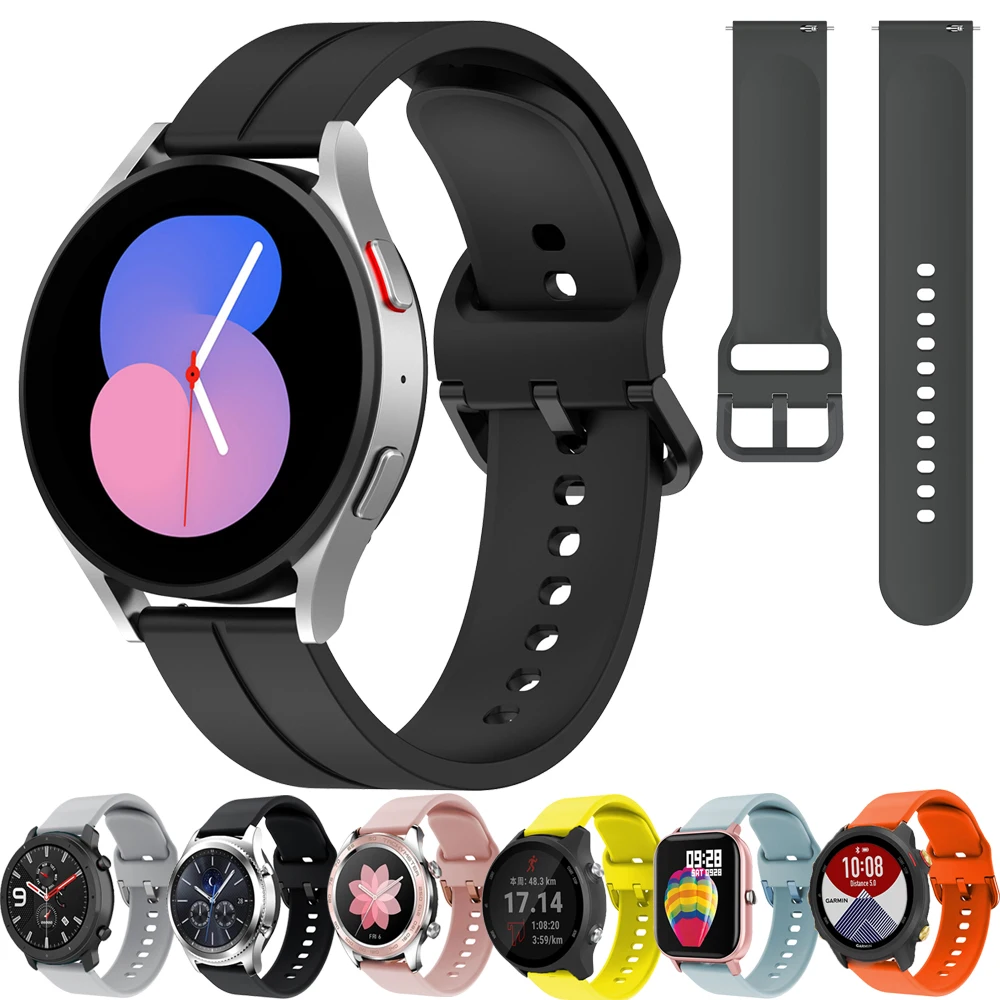 Ремешок силиконовый для Samsung Gear sport Galaxy watch Active 2 40 мм 3 4 Classic 5 pro 6 7 40 41 42 43 44 45 56 мм, браслет, 20 мм
Ремешок силиконовый для Samsung Gear sport Galaxy watch Active 2 40 мм 3 4 Classic 5 pro 6 7 40 41 42 43 44 45 56 мм, браслет, 20 мм