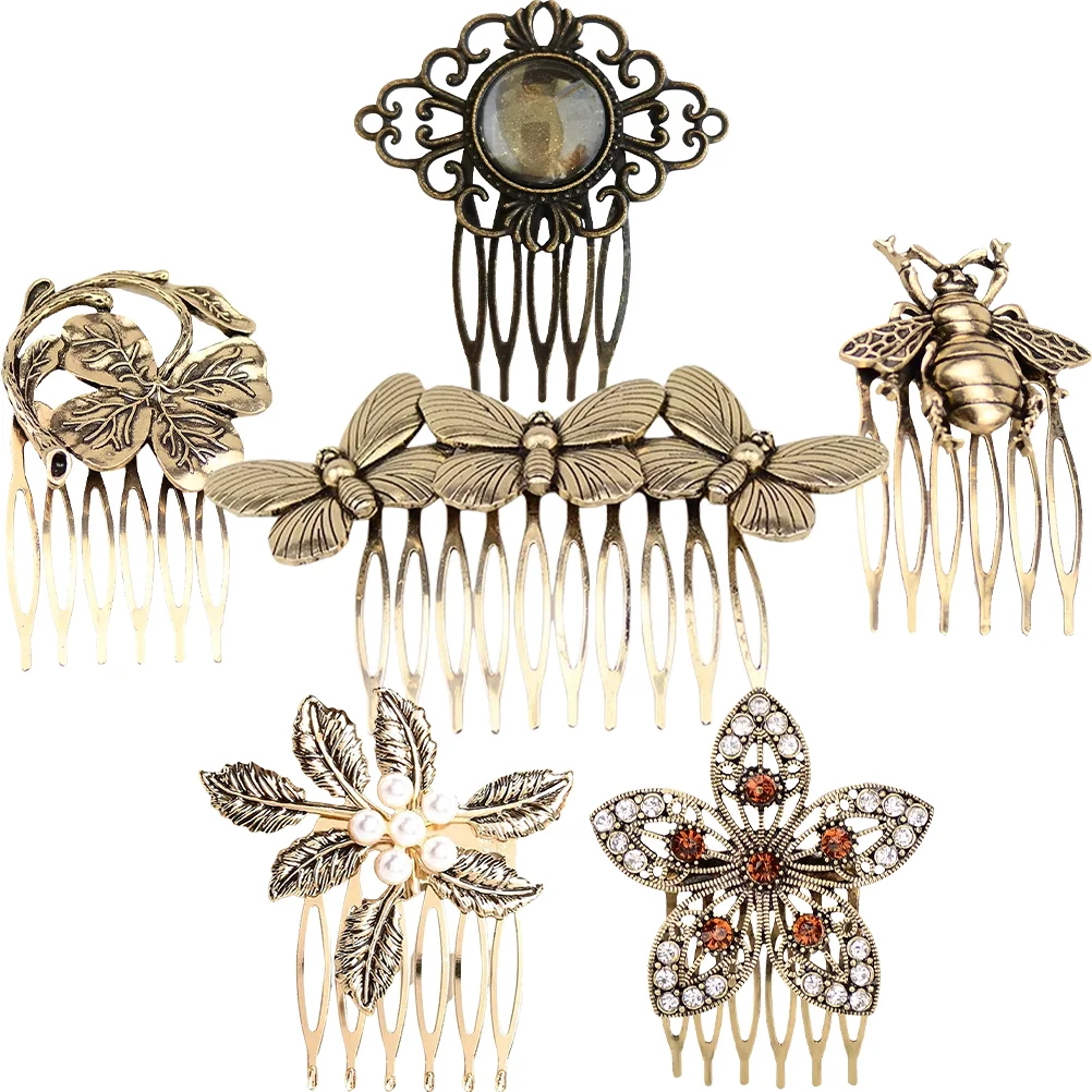 6 Pcs Retro Diamonds Hair Comb Women Accessories Decorative Alloy Slides Vintage Style Elegant Hairstyle Decoration For
6 Pcs Retro Diamonds Hair Comb Women Accessories Decorative Alloy Slides Vintage Style Elegant Hairstyle Decoration For