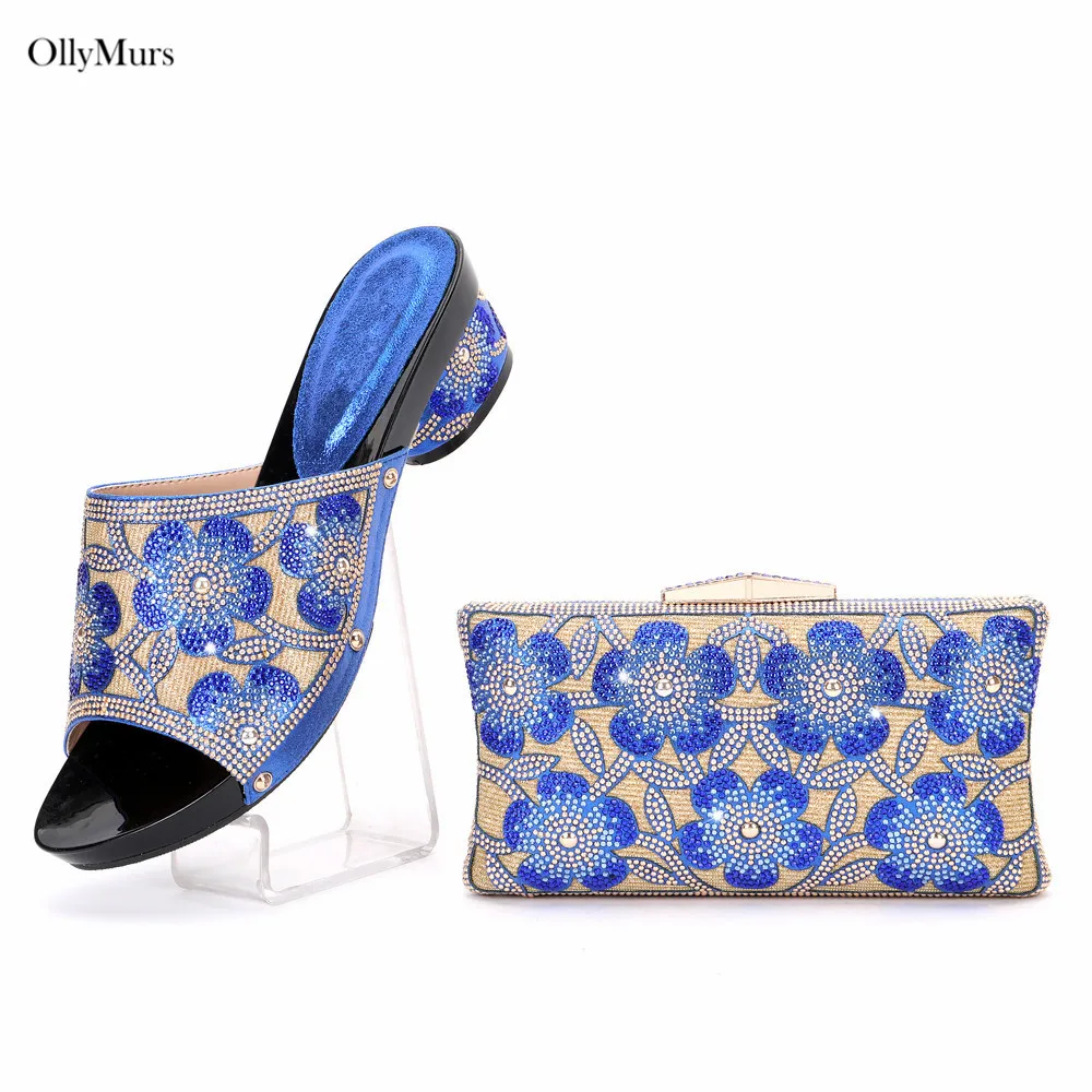 Summer Elegant PU With Stone Shoes And Bag Set Nigerian Ladies Middle Heels 5CM Shoes And Matching Bag Set For Party
Summer Elegant PU With Stone Shoes And Bag Set Nigerian Ladies Middle Heels 5CM Shoes And Matching Bag Set For Party