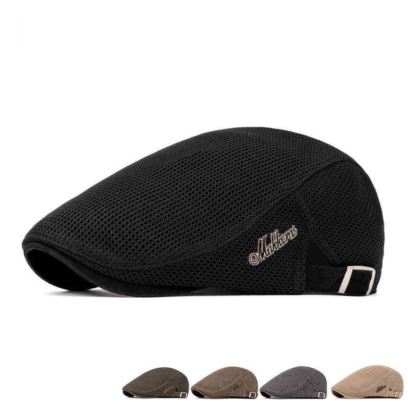 Men's Spring Summer Beret Hat Breathable Cotton Mesh Design 56-61cm Minimalist Style with Tag Decoration
Men's Spring Summer Beret Hat Breathable Cotton Mesh Design 56-61cm Minimalist Style with Tag Decoration