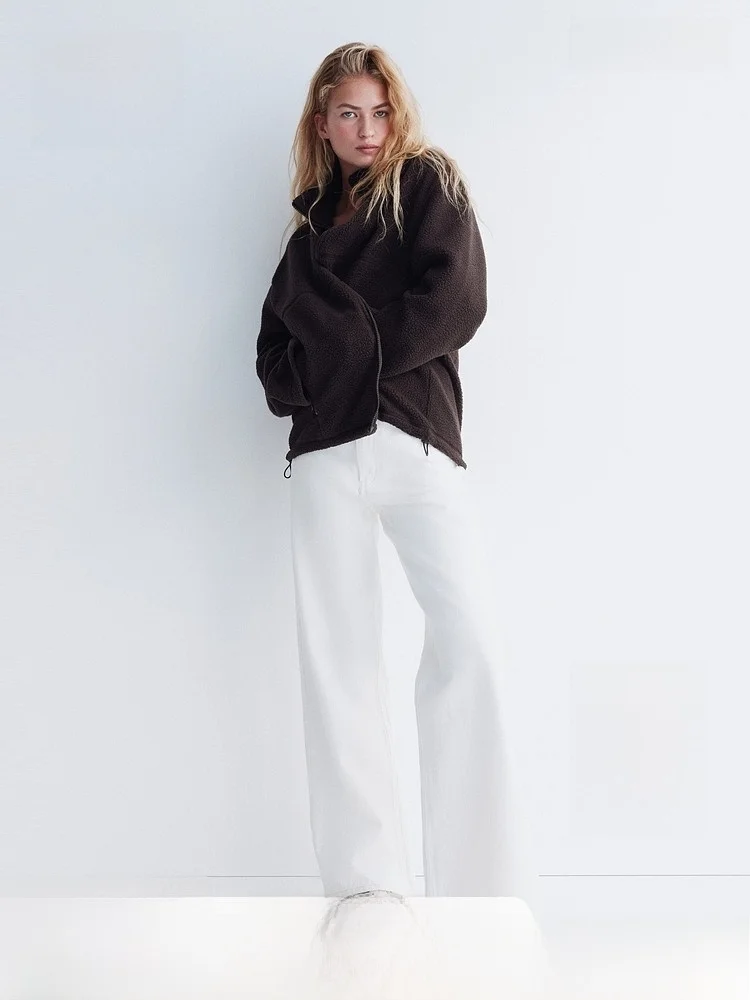 H&M Women's Long Sve Fce Teddy Velvet Zipper Sle ort Outerwear Wine Red Open Cardigan Commute Sle plus Size
H&M Women's Long Sve Fce Teddy Velvet Zipper Sle ort Outerwear Wine Red Open Cardigan Commute Sle plus Size