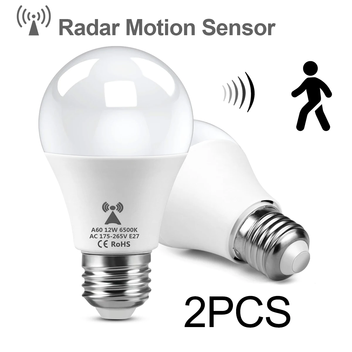 2PCS Radar Motion Sensor LED Bulb Lamp E27 Night Sensor Light Bulbs For Doorway Corridor Stair Infrared Induction Detector Lamps
2PCS Radar Motion Sensor LED Bulb Lamp E27 Night Sensor Light Bulbs For Doorway Corridor Stair Infrared Induction Detector Lamps