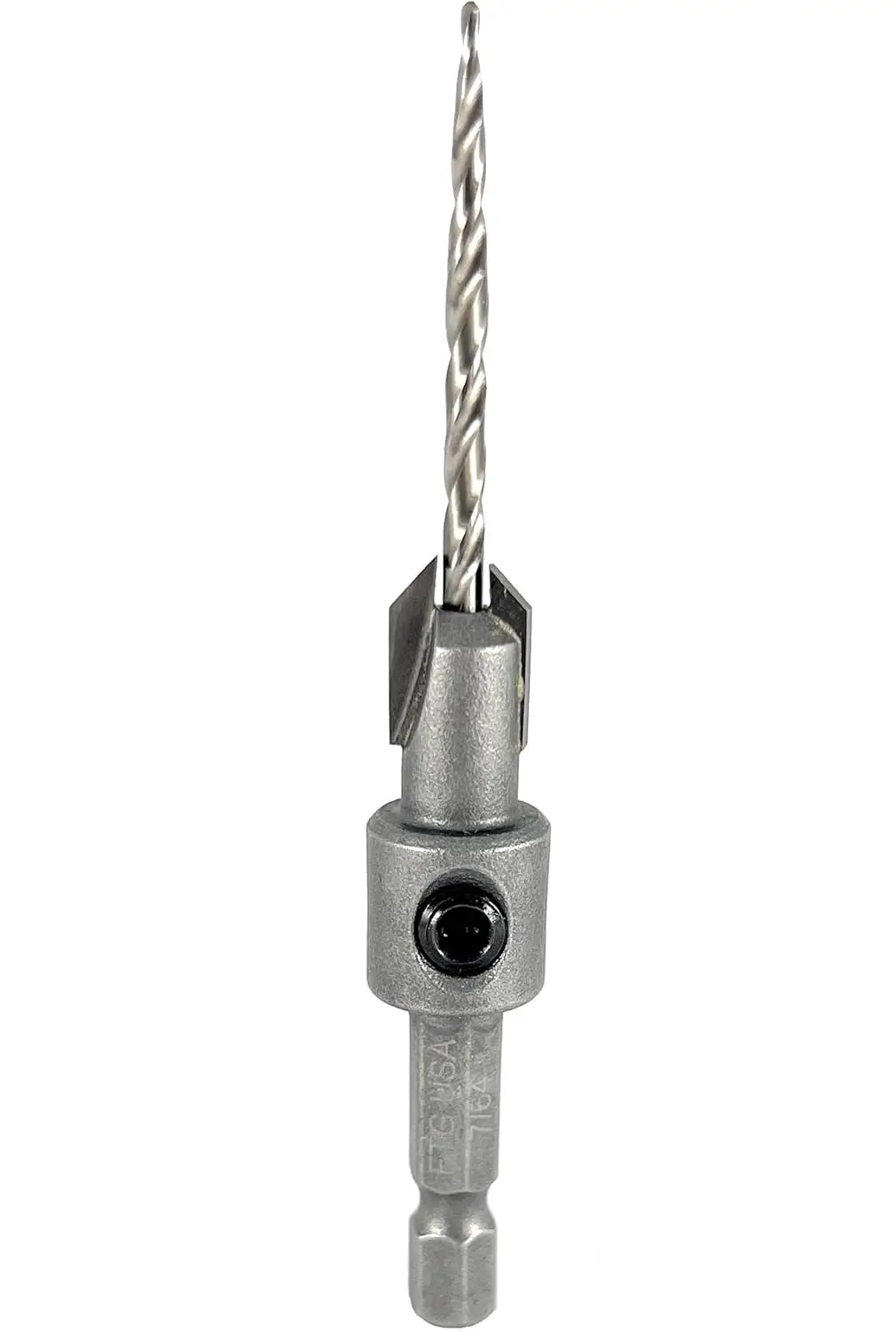 Tungsten Carbide Tipped Countersink Drill Bit, 1/4" Hex Shank, 7/64" Tapered Bit for Woodworking
Tungsten Carbide Tipped Countersink Drill Bit, 1/4" Hex Shank, 7/64" Tapered Bit for Woodworking