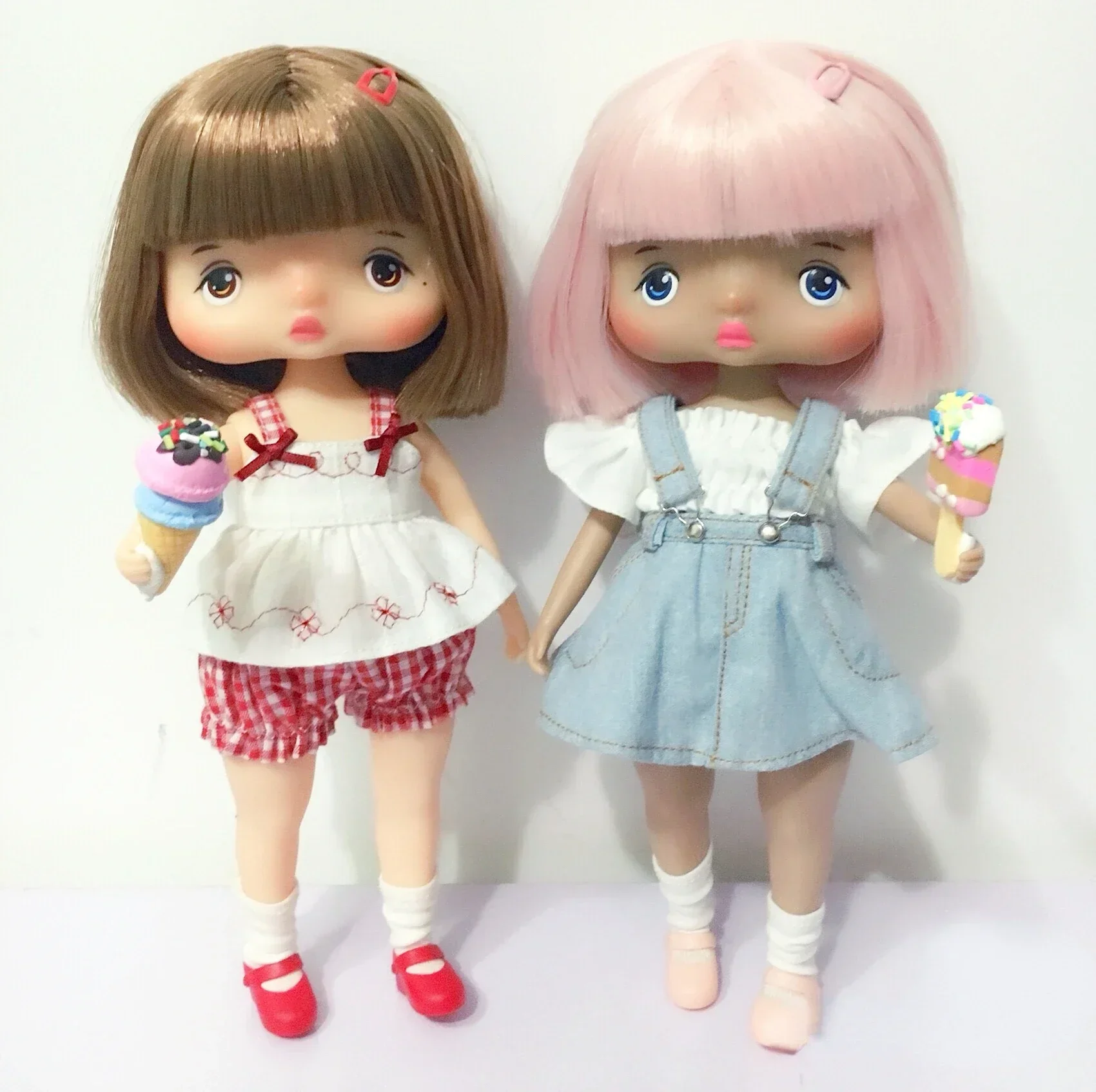 Original Bokka Square Face BJD Doll Cute POKKA Customized Puppet Child Friend Toys Ball Jointed Doll Tan Skin
Original Bokka Square Face BJD Doll Cute POKKA Customized Puppet Child Friend Toys Ball Jointed Doll Tan Skin