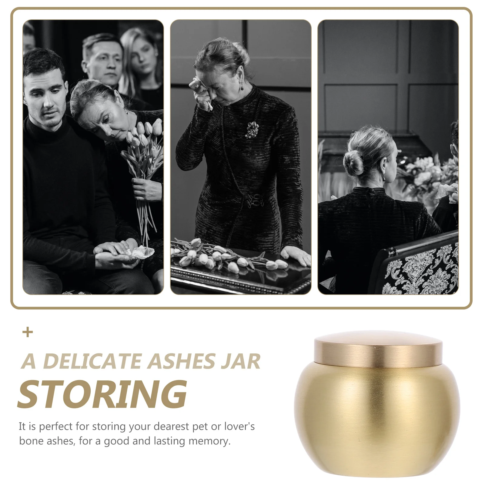 Copper Ashes Box Premium Material Pet Cinerary Casket Good Structure Not Easy Deform Convenient Carry Memory Keepsake
Copper Ashes Box Premium Material Pet Cinerary Casket Good Structure Not Easy Deform Convenient Carry Memory Keepsake