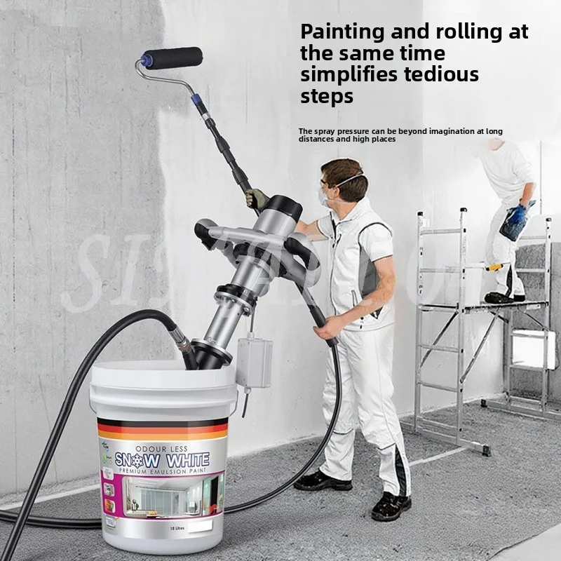 Drum Multifunctional Electric High Pressure Sprayer Putty Powder Waterproof Paint Real Stone Paint Cement Slurry Paint Sprayer
Drum Multifunctional Electric High Pressure Sprayer Putty Powder Waterproof Paint Real Stone Paint Cement Slurry Paint Sprayer