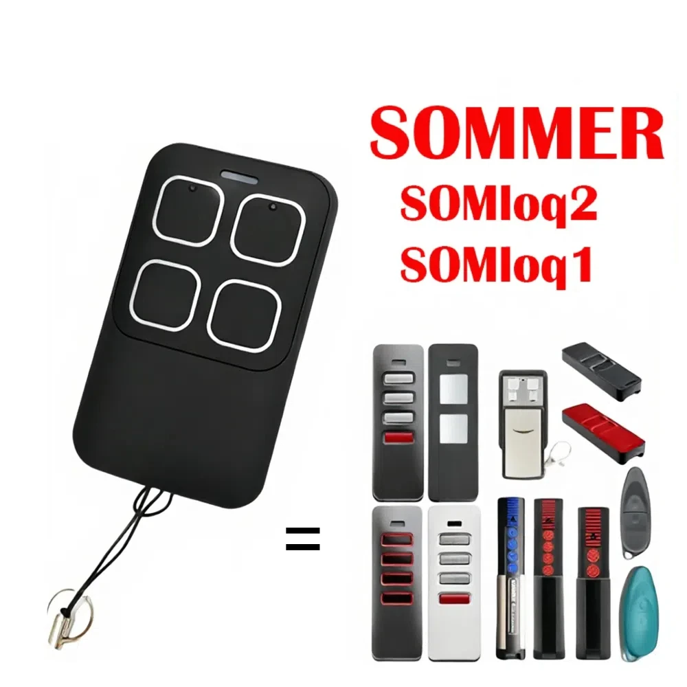 868MHz Garage Door Remote Control for SOMMER SOMloq2 Pearl Slider Vibe Twin 4019V001 4019V003 4019V021 TX55-868-4 868.95MHz
868MHz Garage Door Remote Control for SOMMER SOMloq2 Pearl Slider Vibe Twin 4019V001 4019V003 4019V021 TX55-868-4 868.95MHz