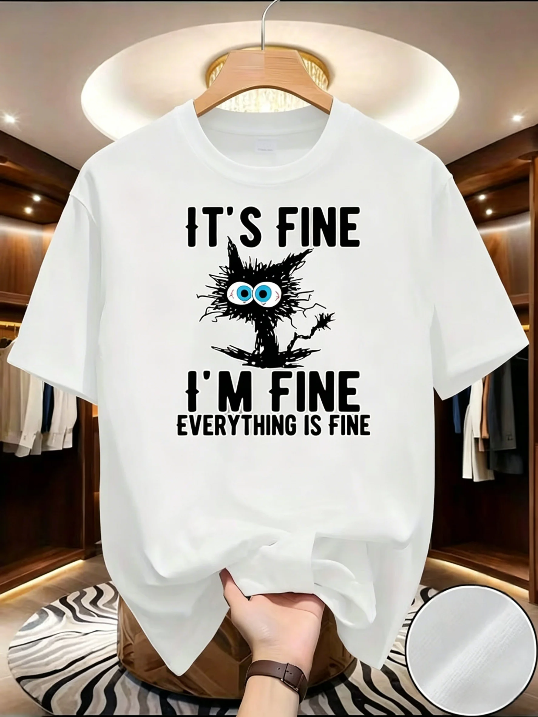 Men's Summer Loose Fit Casual Sports T-Shirt, Fashion Cartoon Graphic Print, Soft Breathable Round Neck Short Sleeve Top
Men's Summer Loose Fit Casual Sports T-Shirt, Fashion Cartoon Graphic Print, Soft Breathable Round Neck Short Sleeve Top